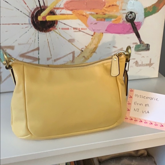 Coach Buttercup Yellow Crossbody - Picture 4 of 16